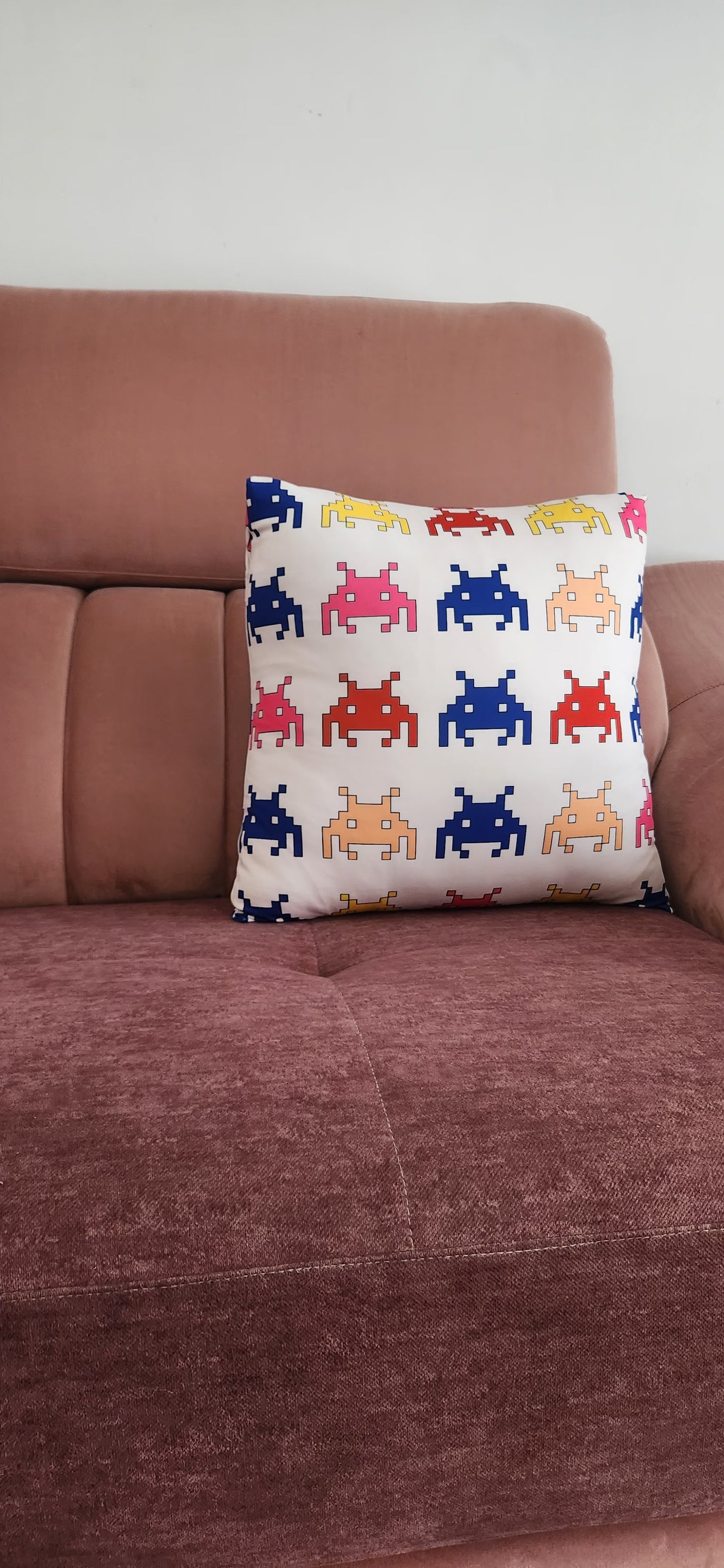 Arcade gaming inspired cushion cover