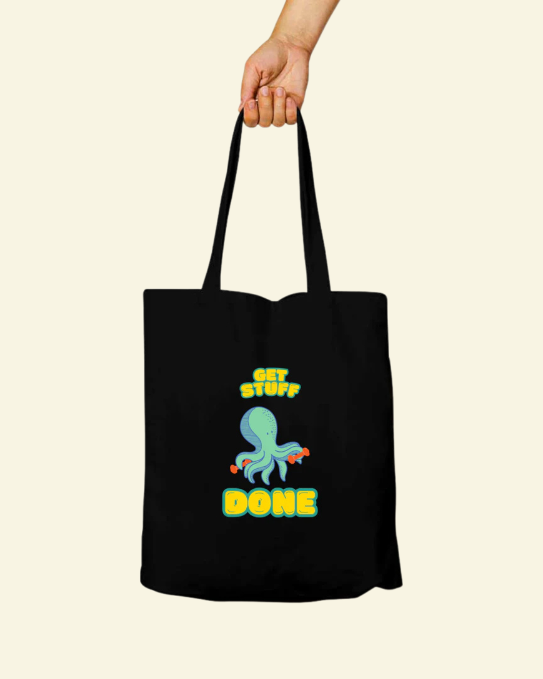 Get Stuff Done Tote Bag - Zipper