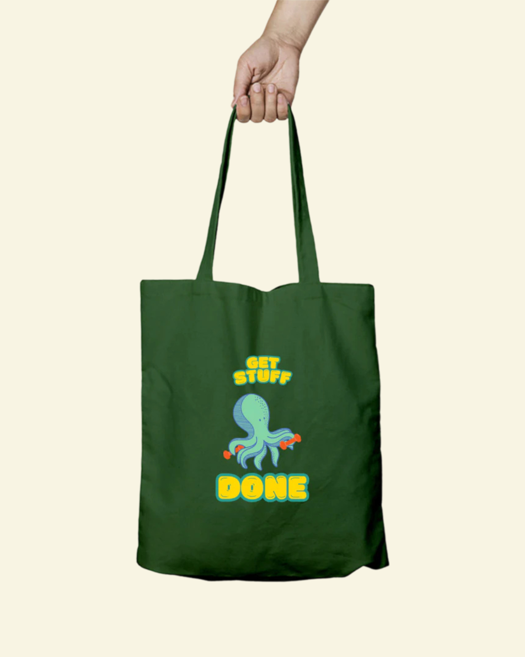 Get Stuff Done Tote Bag - Zipper