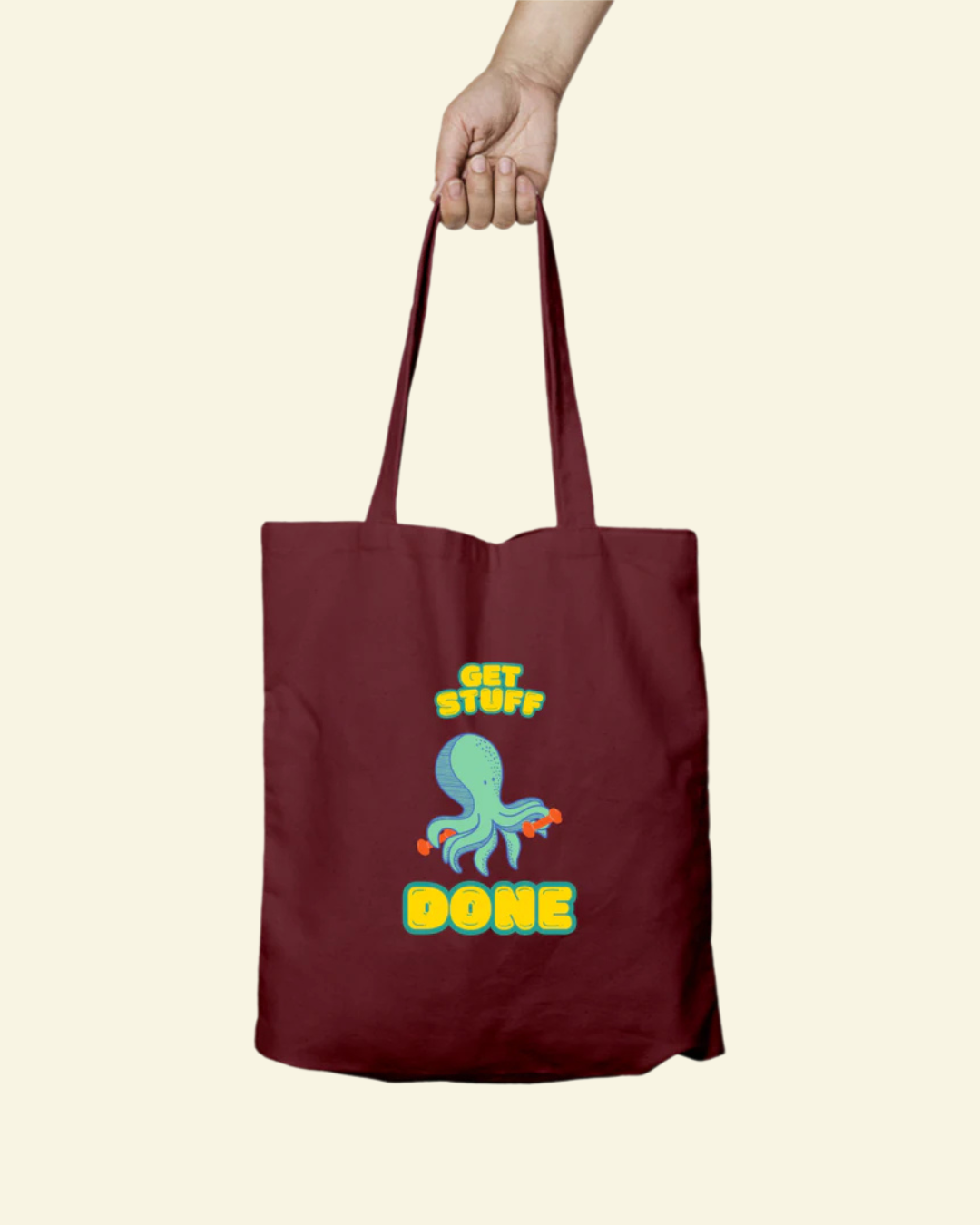 Get Stuff Done Tote Bag - Zipper