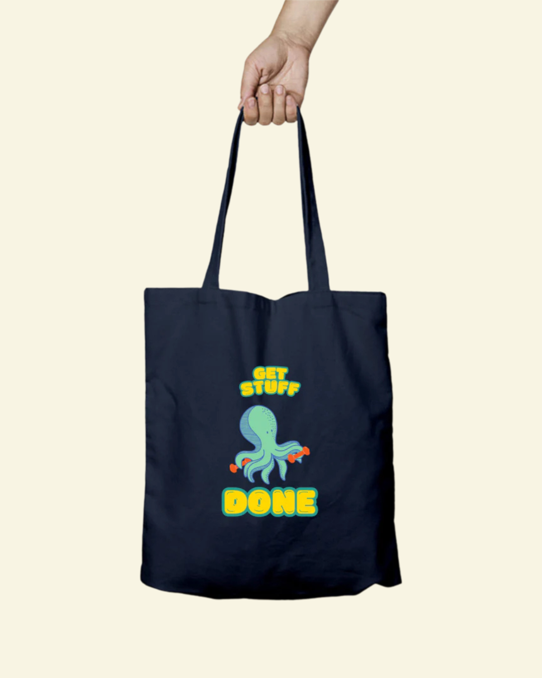 Get Stuff Done Tote Bag - Zipper