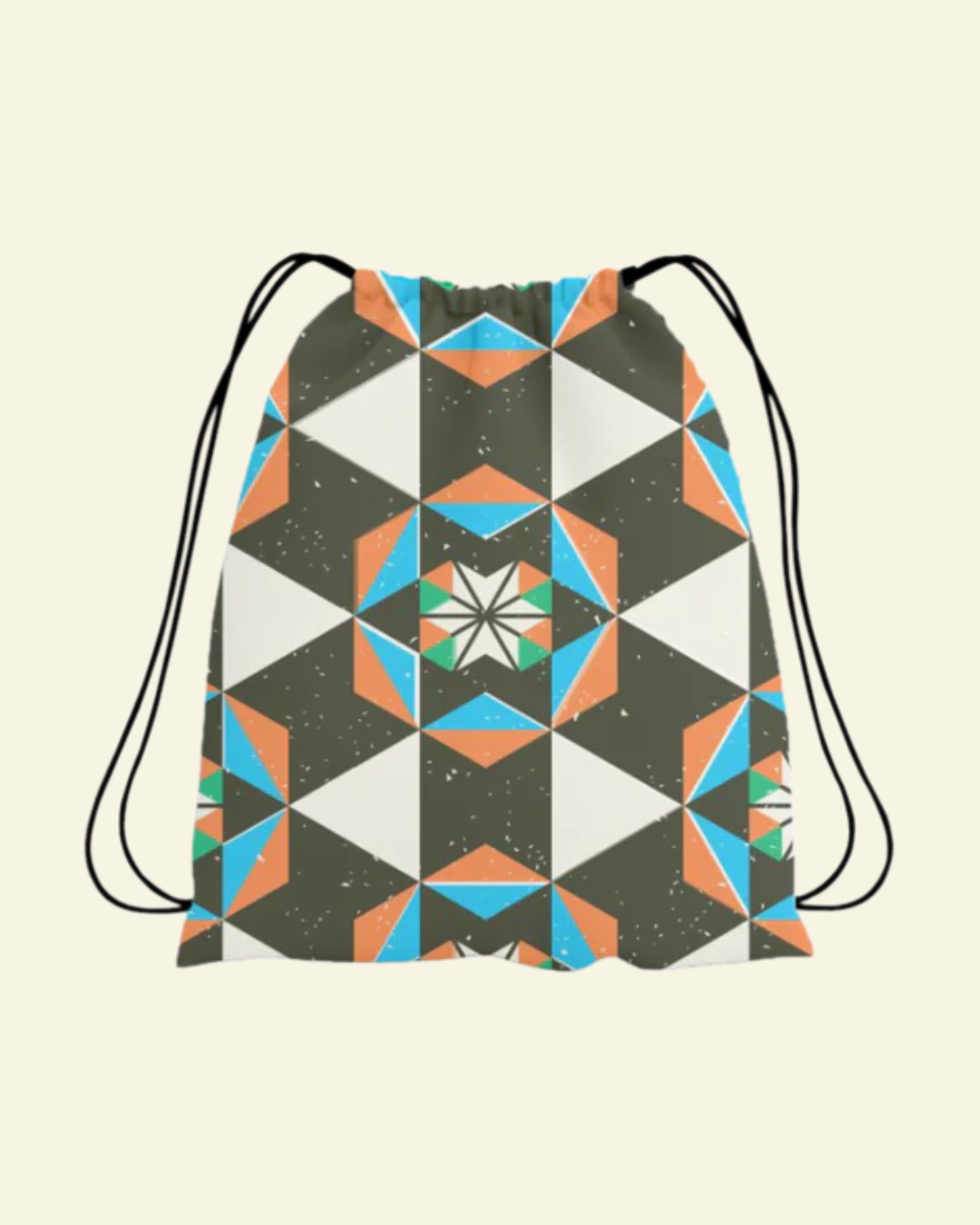 Kaleidoscope Drawstring Bag