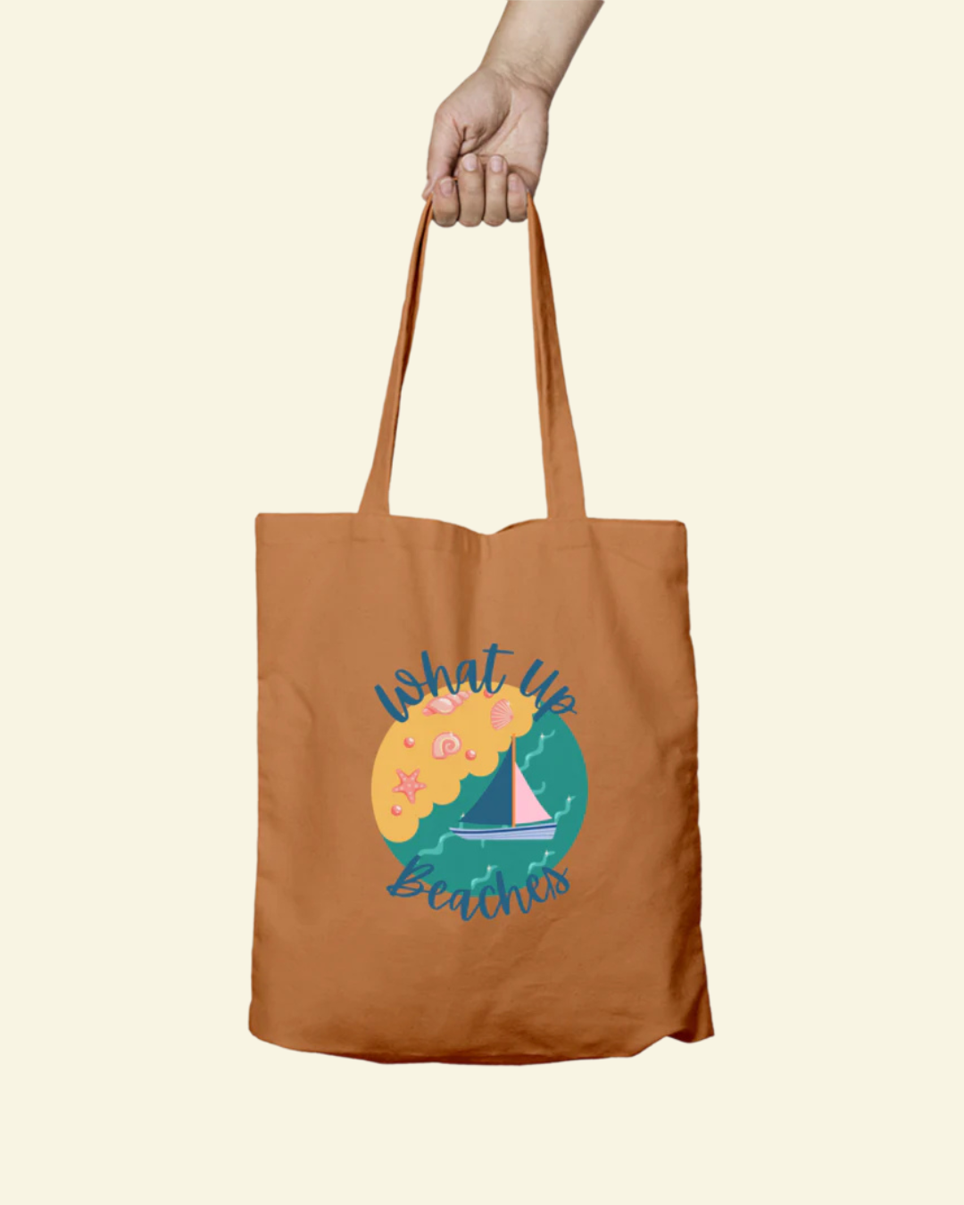 What Up Beaches Tote Bag - Zipper
