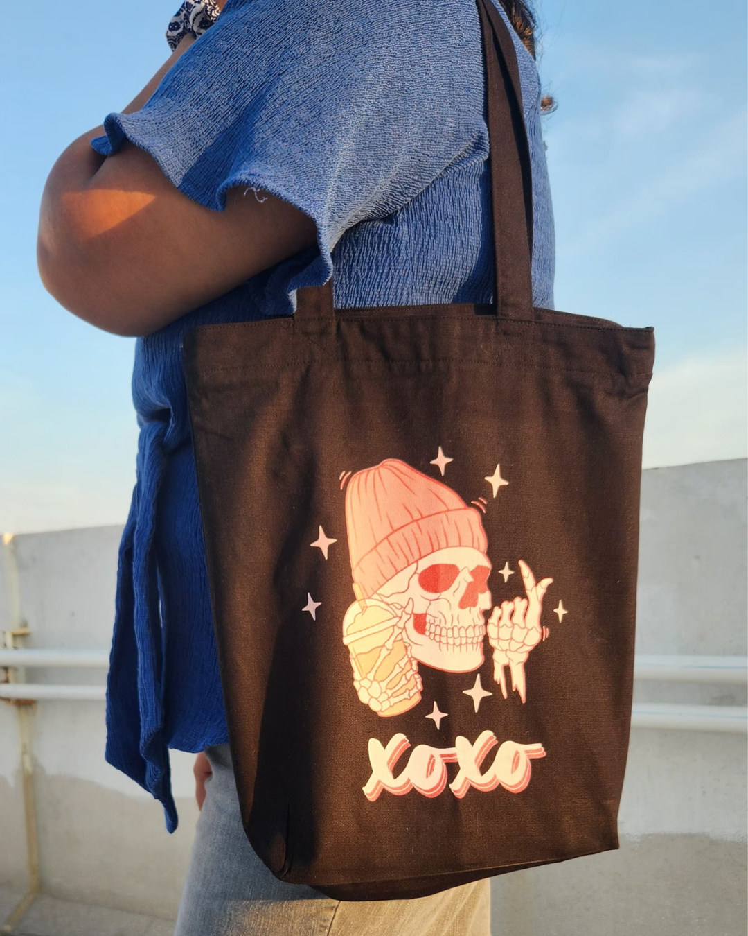 XoXo Tote Bag - Zipper